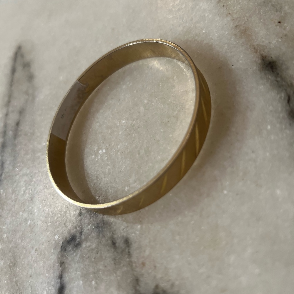 Classic Gold-Tone Women's Bangle Bracelet